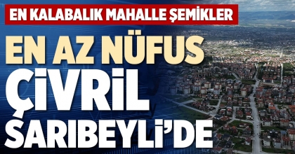 EN AZ NÜFUS ÇİVRİL SARIBEYLİ’DE