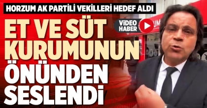 ET VE SÜT KURUMUNUN ÖNÜNDEN SESLENDİ