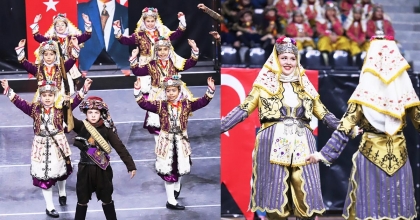  HALK OYUNLARINDA SAHNE OKULLARIN