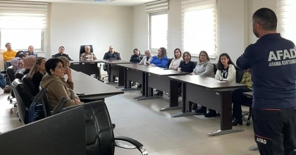 İŞKUR ÇALIŞANLARINA AFET EĞİTİMİ