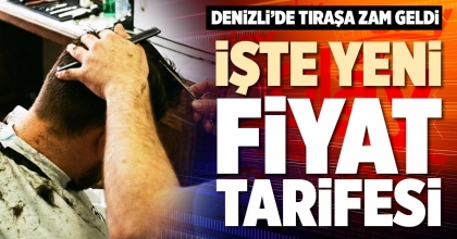 İŞTE YENİ FİYAT TARİFESİ