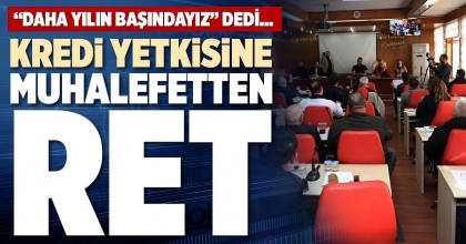 KREDİ YETKİSİNE MUHALEFETTEN RET