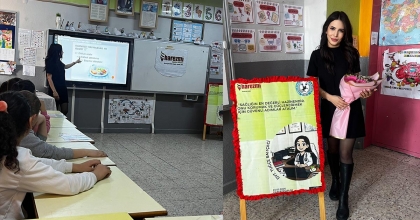 MİNİKLERE SAĞLIKLI BESLENME ANLATILDI