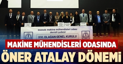 MAKİNE MÜHENDİSLERİ ODASINDA ÖNER ATALAY DÖNEMİ