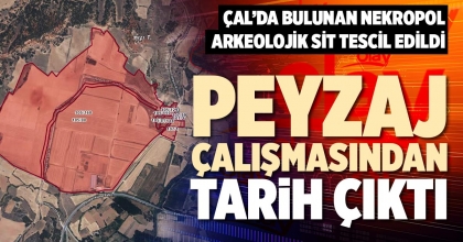 PEYZAJ ÇALIŞMASINDAN TARİH ÇIKTI