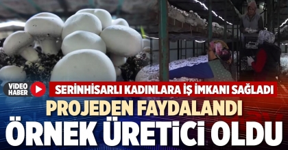 PROJEDEN FAYDALANDI ÖRNEK ÜRETİCİ OLDU