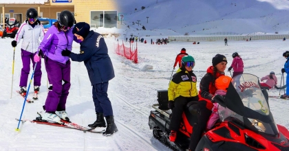 ŞEHİT VE GAZİ ÇOCUKLARINA KAYAK EĞİTİMİ