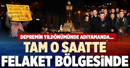 TAM O SAATTE FELAKET BÖLGESİNDE