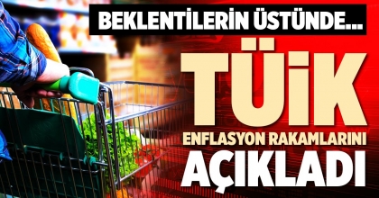 TÜİK ENFLASYON RAKAMLARINI AÇIKLADI