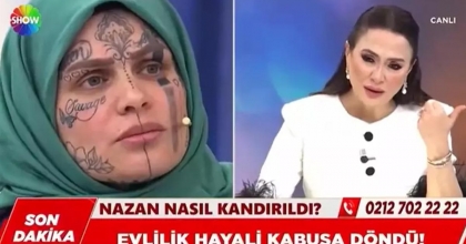 YÜZÜNDEKİ DÖVMELER OLAY OLDU