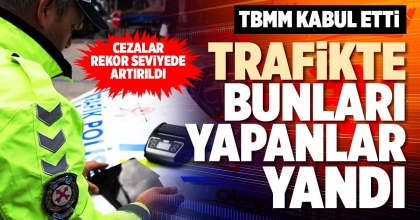 ​​​​​​​TRAFİKTE BUNLARI YAPANLAR YANDI