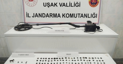UŞAK’TA 161 SİKKE ELE GEÇİRİLDİ
