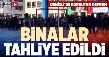BİNALAR TAHLİYE EDİLDİ
