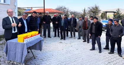 BULDAN’DA ŞAP HASTALIĞINA KARŞI İLAÇ DAĞITIMI