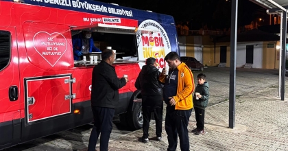 BÜYÜKŞEHİR İKRAM ARAÇLARI DEPREM BÖLGESİNDE