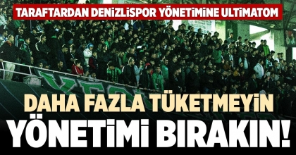 DAHA FAZLA TÜKETMEYİN, YÖNETİMİ BIRAKIN!