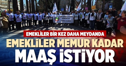 EMEKLİLER MEMUR KADAR MAAŞ İSTİYOR