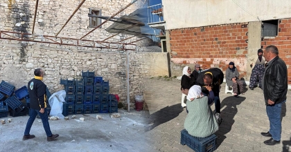 ERAYDIN’DAN DEPREM SONRASI ERTUĞRUL MAHALLESİ’NE ZİYARET