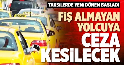 FİŞ ALMAYAN YOLCUYA CEZA KESİLECEK