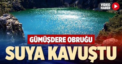 GÜMÜŞDERE OBRUĞU SUYA KAVUŞTU