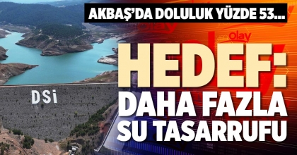 HEDEF: DAHA FAZLA SU TASARRUFU