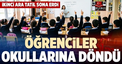 ÖĞRENCİLER OKULLARINA DÖNDÜ