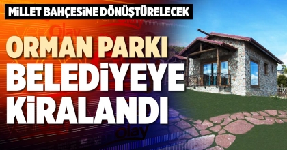 ORMAN PARKI BELEDİYEYE KİRALANDI