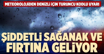ŞİDDETLİ SAĞANAK VE FIRTINA GELİYOR