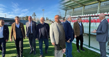 SUBAŞIOĞLU, DEVAM EDEN SPOR YATIRIMLARINI İNCELEDİ