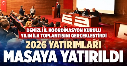 2026 YATIRIMLARI MASAYA YATIRILDI