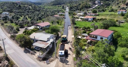 DATÇA’DA 13 KİLOMETRE SICAK ASFALT SERİMİ TAMAMLANDI
