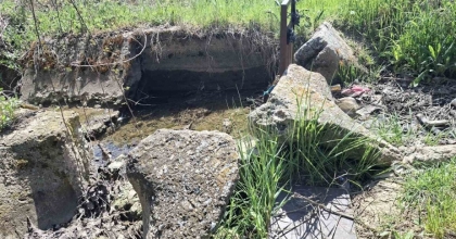 60 YILLIK SULAMA KANALLARI BAKIMSIZLIKTAN HARAP DURUMDA