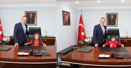 23 NİSAN’DA MİNİKLERDEN DENİZLİ OSB’YE ANLAMLI ZİYARET