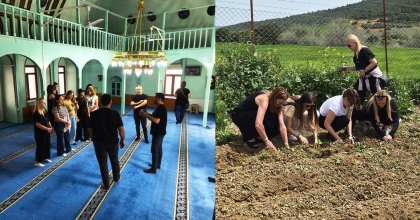 AVRUPALI ÖĞRETMENLER HONAZ’DA TARIMI YERİNDE İNCELEDİ