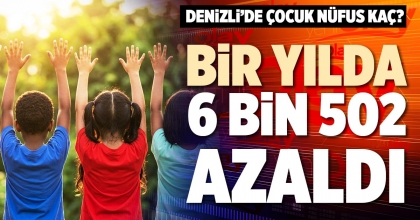 BİR YILDA 6 BİN 502 AZALDI