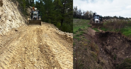 ÇAMELİ BELEDİYESİ’NDEN ARAZİ YOLLARINDA YOĞUN MESAİ
