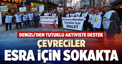 ÇEVRECİLER ESRA İÇİN SOKAKTA