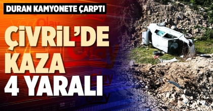 ÇİVRİL’DE KAZA: 4 YARALI