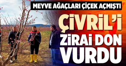 ÇİVRİL’İ ZİRAİ DON VURDU