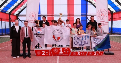 DENİZLİ TENİS OKUL SPORLARI MİNİKLER İL ŞAMPİYONASI SONA ERDİ