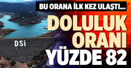 DOLULUK ORANI YÜZDE 82