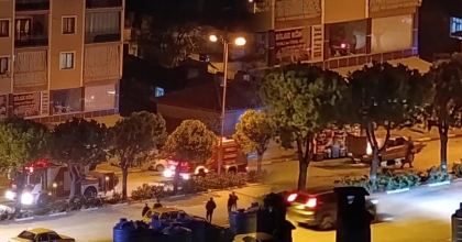 KALE’DE SEYİR HALİNDEKİ ARAÇ ALEV ALEV YANDI