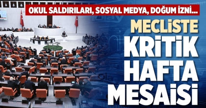 MECLİSTE KRİTİK HAFTA MESAİSİ