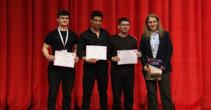 MESLEK LİSELİ GENÇLER ULUSLARARASI KONGREDE MAKALE SUNDU