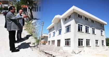 PAMUKKALE'DE KREŞ İNŞAATINDA SONA YAKLAŞILDI