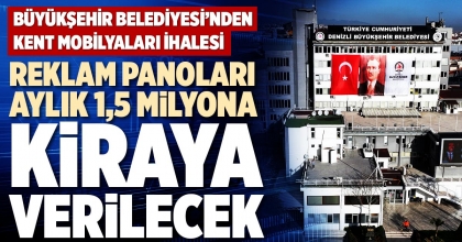 REKLAM PANOLARI AYLIK 1,5 MİLYONA KİRAYA VERİLECEK