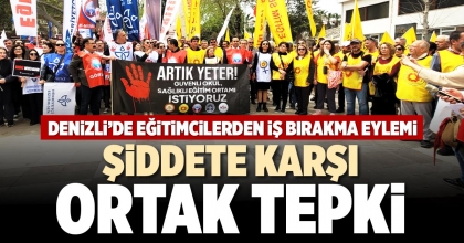 ŞİDDETE KARŞI ORTAK TEPKİ