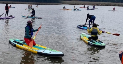 YAYLA GÖLÜ, KANO SPORCULARINI AĞIRLADI
