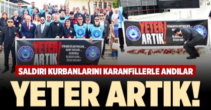 YETER ARTIK!