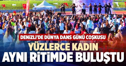 YÜZLERCE KADIN AYNI RİTİMDE BULUŞTU